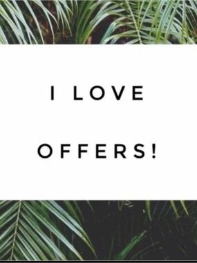 Zara Graphic Palm Print Sign - White & Green